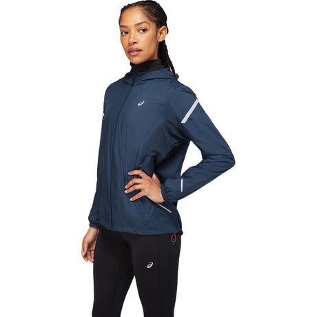 ASICS Lite-Show Jacket veste de course french blue femme lateral