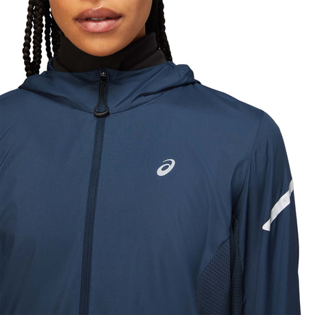 ASICS Lite-Show Jacket veste de course french blue femme zip