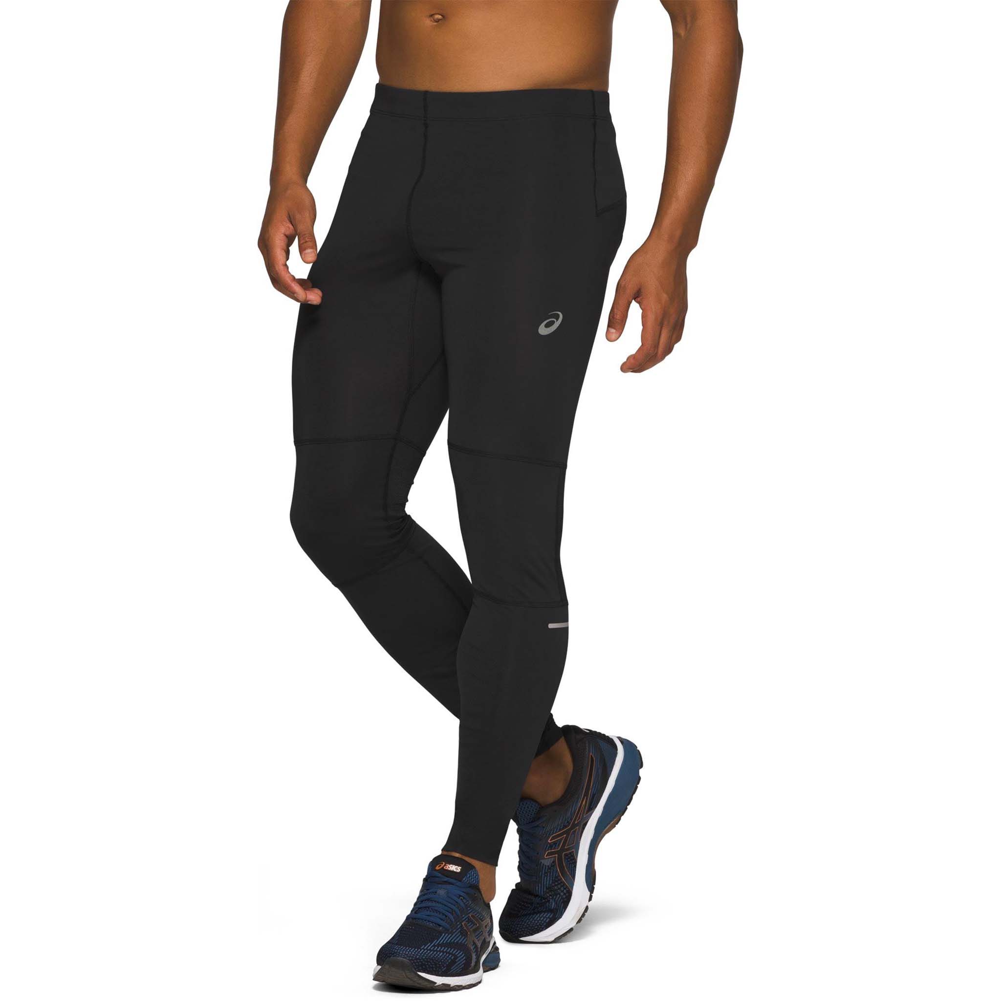 Men's Asics CORE TIGHT Leggings Running Training Tights Black 2011C345
