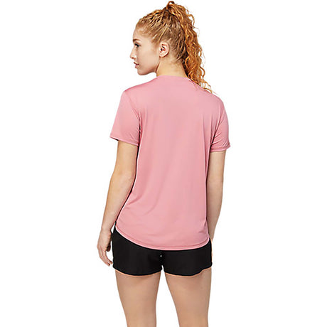 ASICS Silver t-shirt Nagare rose femme dos