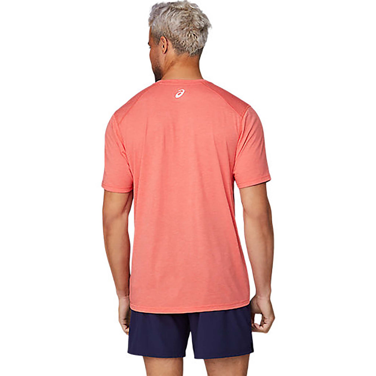 ASICS Triblend Training T-shirt red alert heather homme dos