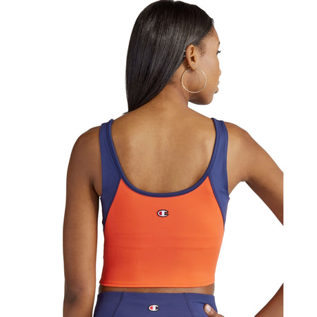 Absolute Eco Crop Top Graphic camisole pour femme - Poppy Orange/Athletic Navy