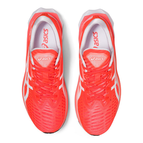 Asics Novablast Tokyo running femme sunrise red empeigne