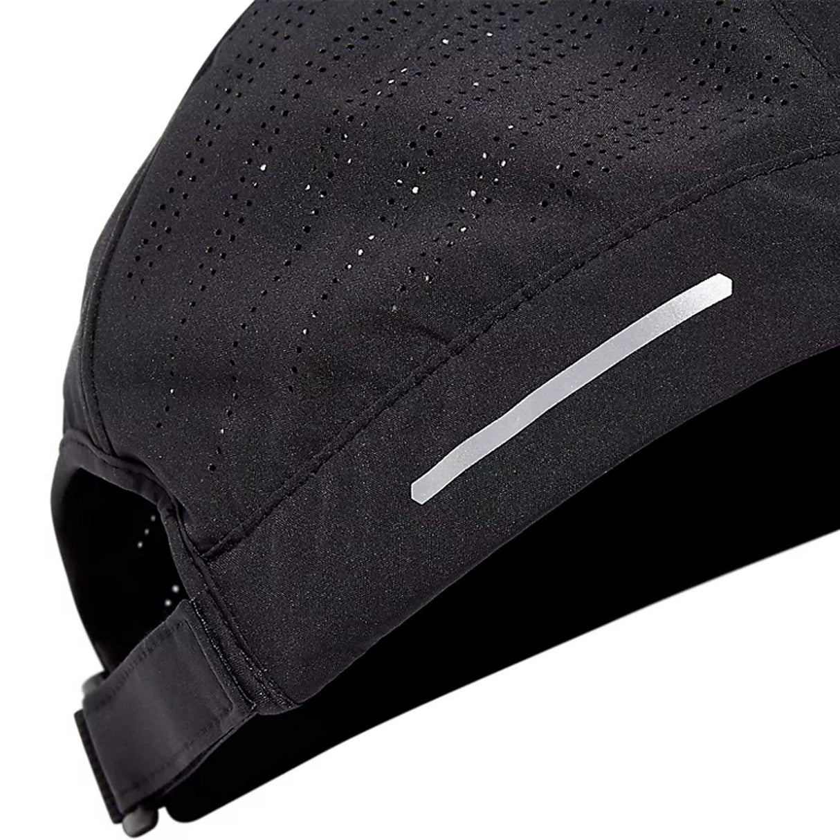 Asics Woven Cap casquette de course à pied noir attache