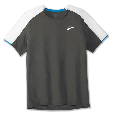 Brooks Atmosphere T-shirt de course oyster icy grey pour homme