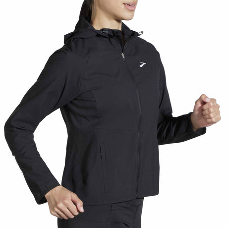 Brooks Canopy manteau coupe-vent de course à pied femme - Noir