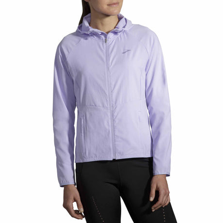 Brooks Canopy manteau coupe-vent de course à pied femme - Violet Dash