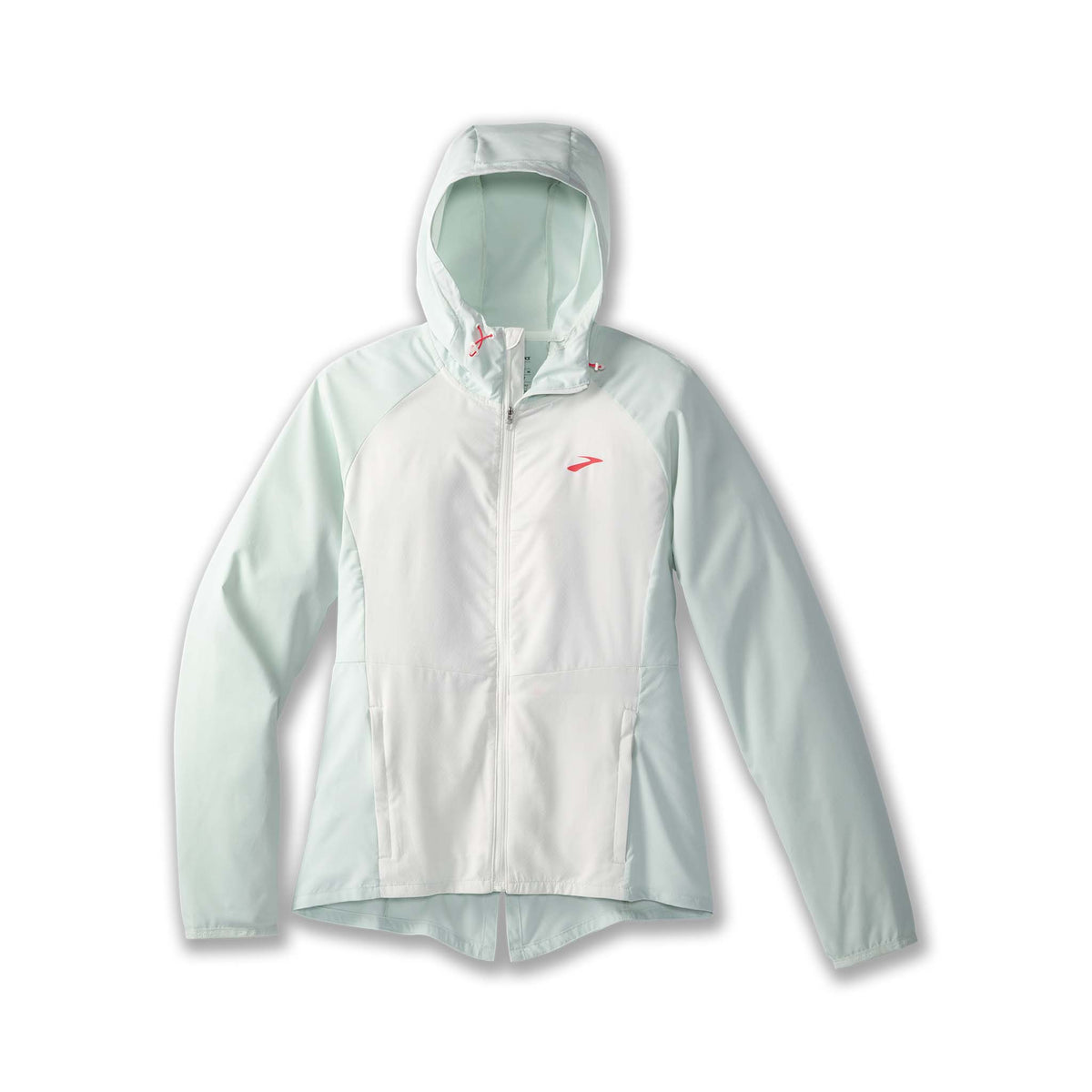 Brooks running best sale jacket womens white