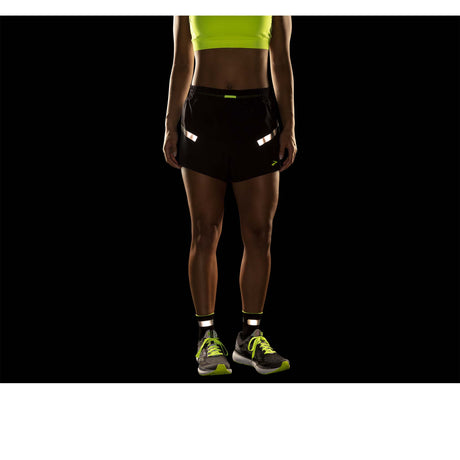 Brooks Carbonite 4-inch shorts de course à pied pour femme vue nocturne