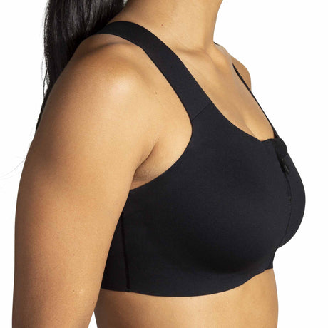 Brooks Dare Zip Run Bra 2.0 soutien-gorge de course à pied - Black