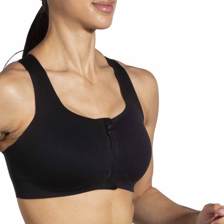 Brooks Dare Zip Run Bra 2.0 soutien-gorge de course à pied - Black