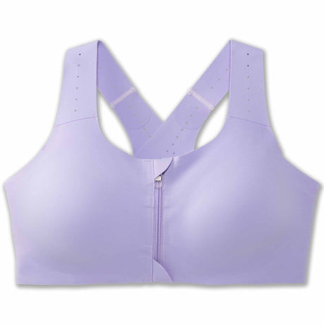 Brooks Dare Zip Run Bra 2.0 soutien-gorge de course à pied - Violet Dash