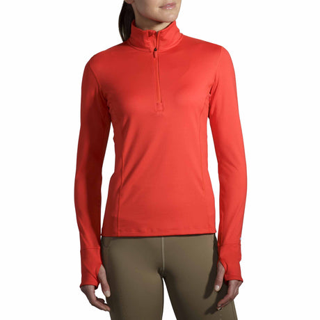 Brooks Dash 1/2 Zip chandail de course à pied pour femme - Jamberry