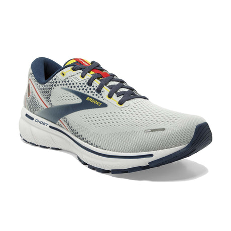 Brooks Ghost 14 chaussures de course a pied homme - Grey / Titan / Maize - pointe