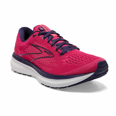 Brooks Glycerin 19 chaussures de course à pied femme - Barberry / Purple / Calypso - angle