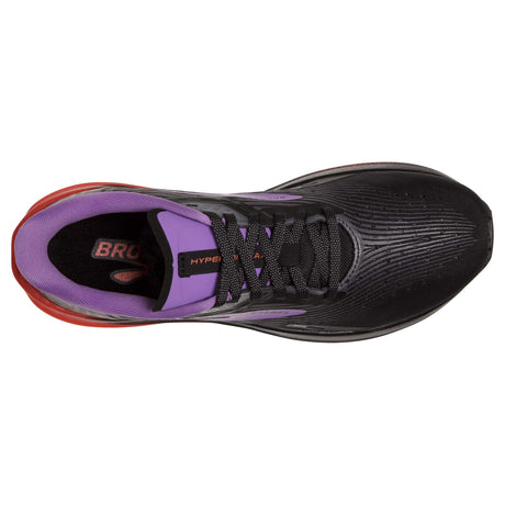 Brooks Hyperion Max souliers de course femme - Black / Fiesta / Bellflower - empeigne