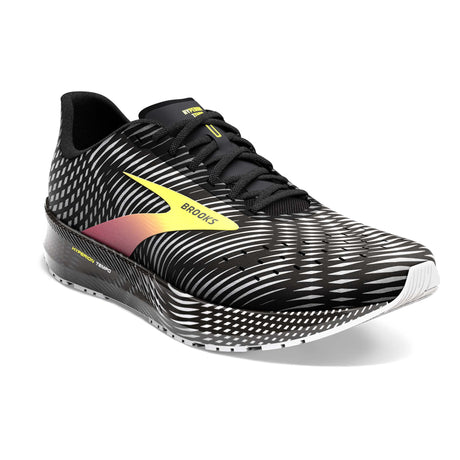 Brooks Hyperion Tempo chaussures de course à pied homme - Black / Pink / Yellow - pointe