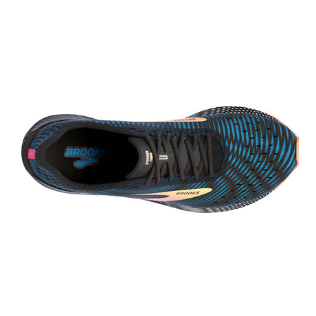 Brooks Hyperion Tempo souliers de course femme - blue / phantom / cosmo - empeigne