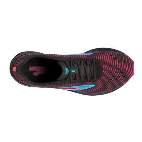 Brooks Hyperion Tempo souliers de course femme - Coral / Cosmo / Phantom - empeigne