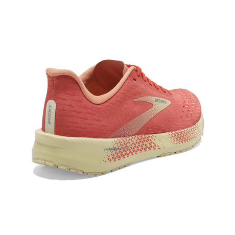 Brooks Hyperion Tempo souliers de course femme hot coral flan fusion coral talon