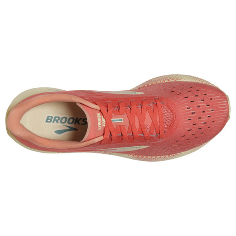 Brooks Hyperion Tempo souliers de course femme hot coral flan fusion coral empeigne