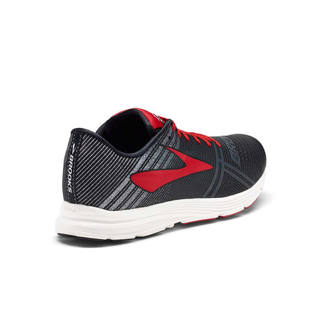 Brooks Hyperion chaussure de course a pied homme noir rouge rv