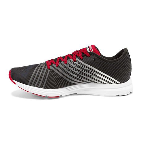 Brooks Hyperion chaussure de course a pied homme noir rouge lv2