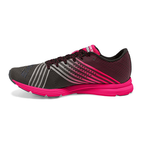 Brooks Hyperion chaussure de course a pied femme noir rose lv