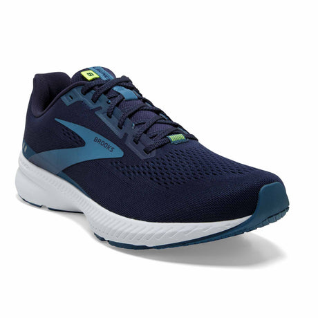 Brooks Launch 8 chaussures de course à pied pour homme - Peacoat / Legion Blue / Nightlife - Angle