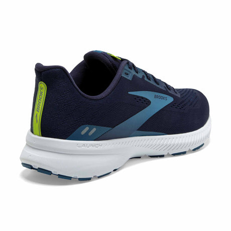 Brooks Launch 8 chaussures de course à pied pour homme - Peacoat / Legion Blue / Nightlife - angle 2