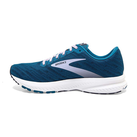 Brooks Launch 7 chaussures de course a pied pour femme peacoat bleu pourpre lateral