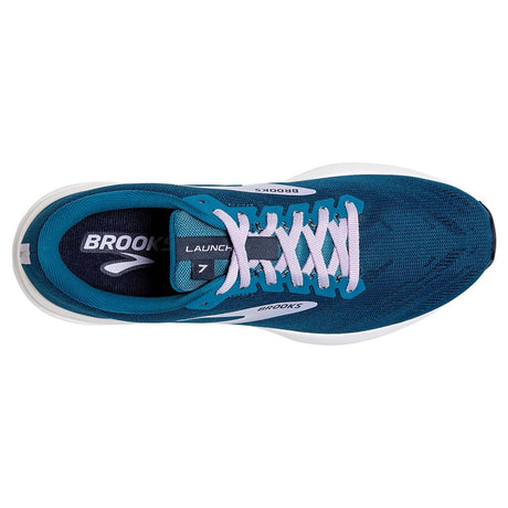 Brooks Launch 7 chaussures de course a pied pour femme peacoat bleu pourpre empeigne