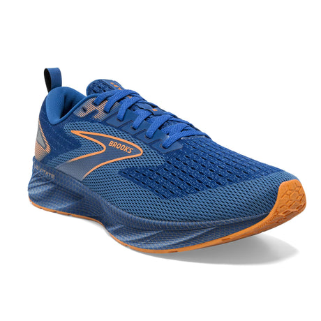 Brooks Levitate 6 souliers de course homme - Classic Blue / Orange pointe