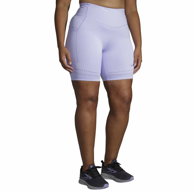 Brooks Method 8-inch short tight cuissard de course à pied femme - Violet Dash