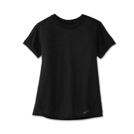 Brooks Distance t-shirt de course a manches courtes noir pour femme