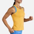 Brooks Pick-Up Tank camisole de course à pied saffron femme action