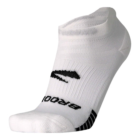 Brooks Ghost Lite No Show 2-Pack chaussettes de course unisexe blanc detail pointe