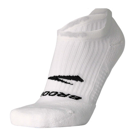 Brooks Ghost No Show chaussettes de course unisexe blanc detail