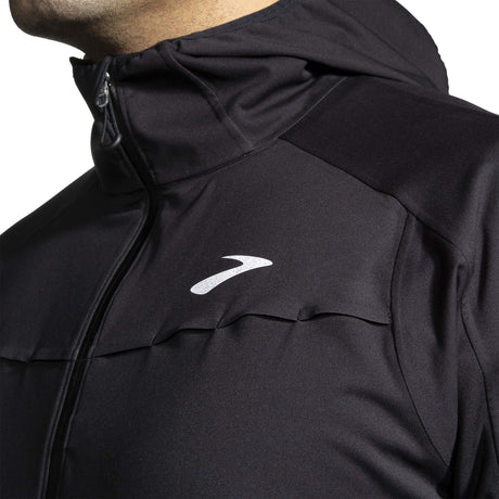 Brooks High Point Waterproof Jacket de course homme col - noir