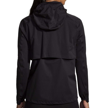 Brooks High Point Waterproof Jacket de course femme dos - noir