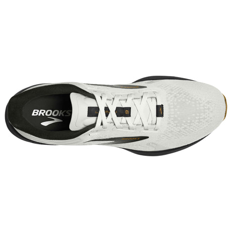 Brooks Launch 9 running homme empeigne- white black tan