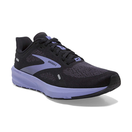 Brooks Launch 9 running femme pointe - black ebony purple