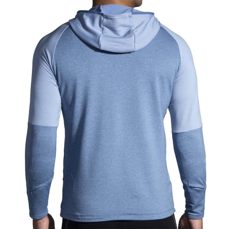 Brooks Notch Thermal Hoodie 2.0 chandail de course à pied homme heather dusk dawn dos