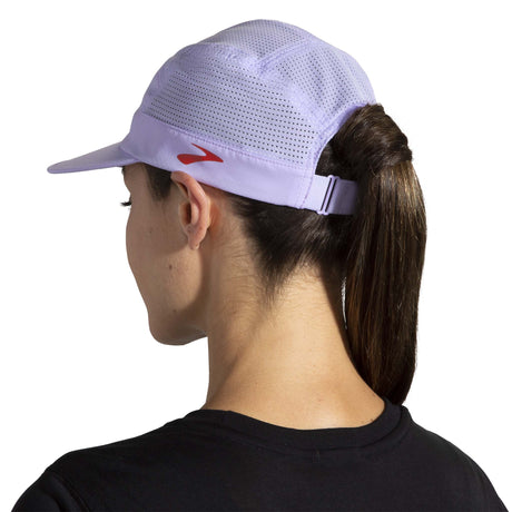 Casquette de course à pied Brooks Propel Mesh unisexe violet dos