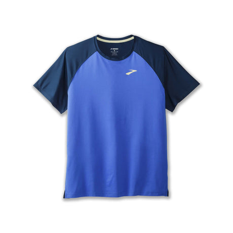 Brooks Within T-shirt de course à pied à manches courtes pour homme bluetiful indigo rush