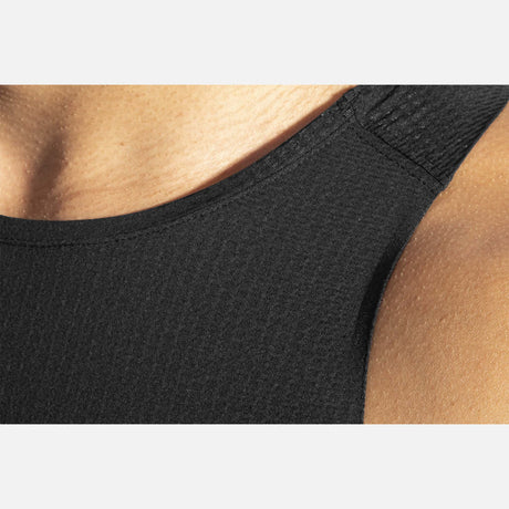 Brooks Atmosphere Singlet de course noir homme detail