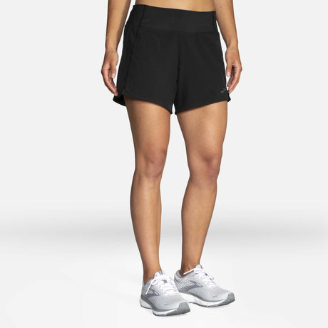 Brooks Chaser 5" shorts course noir femme face