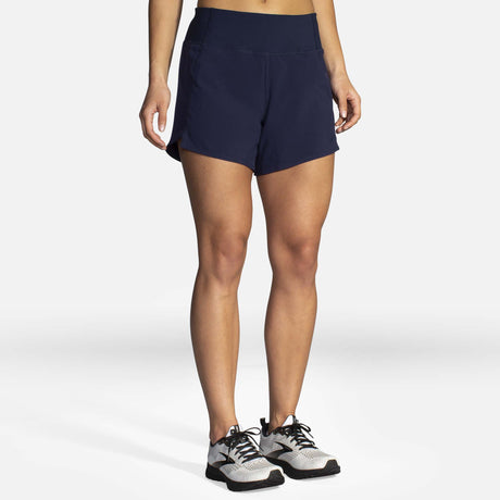 Brooks Chaser 5" shorts course marine femme face