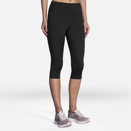 Brooks Method 1/2 Crop Tight noir femme face