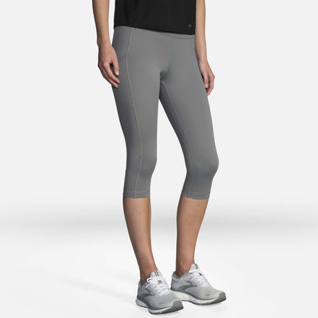 Brooks Method 1/2 Crop Tight acier femme face